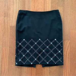 White House Black Market beaded skirt